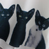 New Fashion Icon Blouse Three Cats Printing