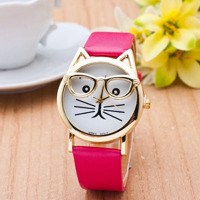 2020 Fashion Gold Plated Cat Watch for Women (with 10 variations)