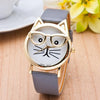 2020 Fashion Gold Plated Cat Watch for Women (with 10 variations)