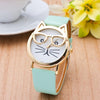 2020 Fashion Gold Plated Cat Watch for Women (with 10 variations)