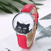 Perfectly Build New Luxury Leather Cat Watch