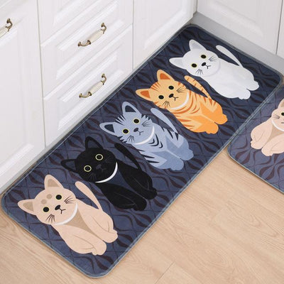 Super Cute Cat Floor Mat