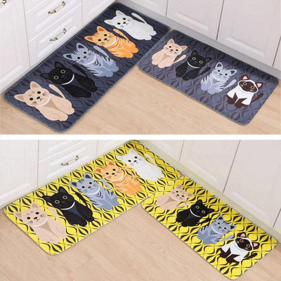 Super Cute Cat Floor Mat