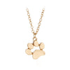 Hot Gold Color Chokers Necklace Paw Logo