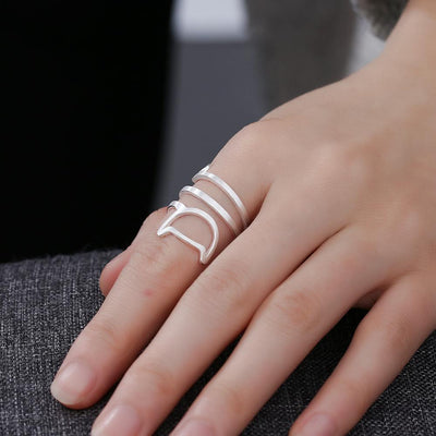 Cat Shaped Wrap Around Ring for Cat Lovers