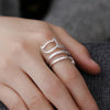 Cat Shaped Wrap Around Ring for Cat Lovers