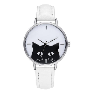 Perfectly Build New Luxury Leather Cat Watch