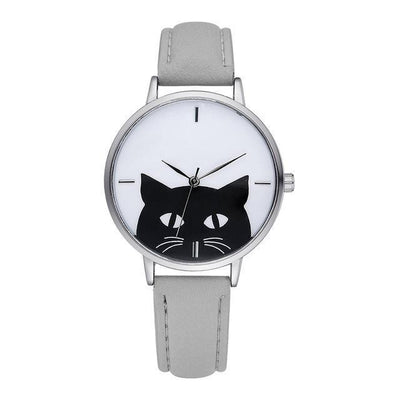 Perfectly Build New Luxury Leather Cat Watch