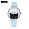 Perfectly Build New Luxury Leather Cat Watch