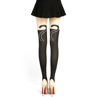 The Best Black Knee High Cat Stockings