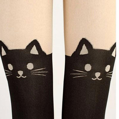 The Best Black Knee High Cat Stockings