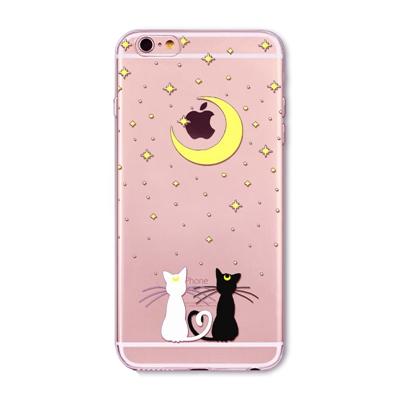 SUPER ADORABLE CAT CLEAR IPHONE CASE