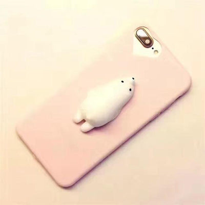 Prefect Match Mini Squishy Cat iPhone Silicon Case