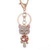 American Cat Crystal Keychain