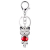 American Cat Crystal Keychain