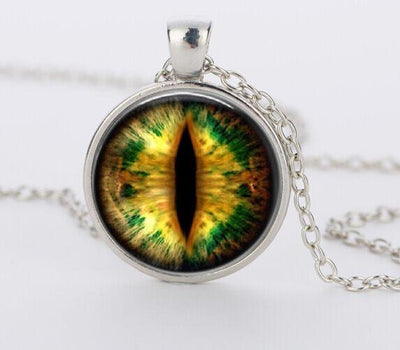 World’s Okayest Cat Eye Handmade Necklace