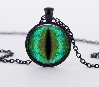 World’s Okayest Cat Eye Handmade Necklace