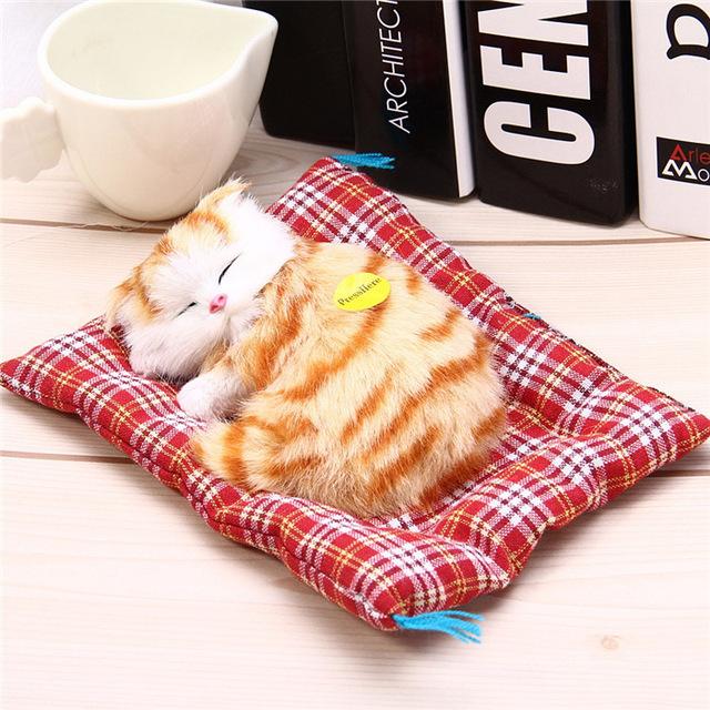Adorable Cat Plush Doll with Sound