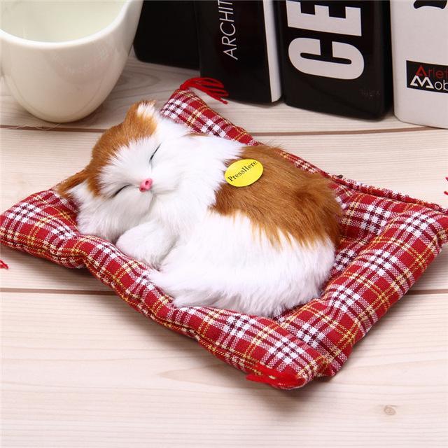 Adorable Cat Plush Doll with Sound