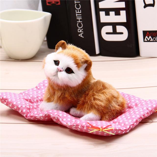 Adorable Cat Plush Doll with Sound